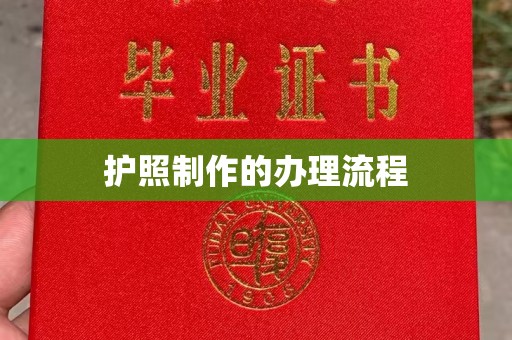 成都护照制作的办理流程