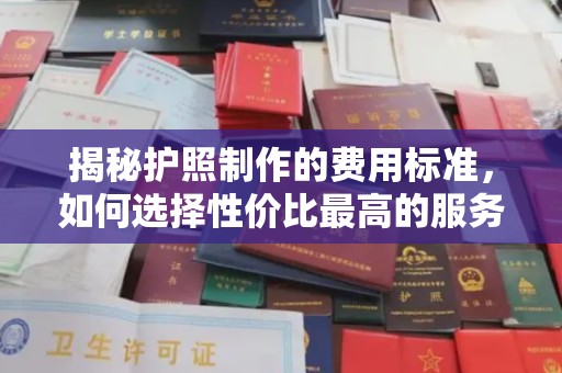 成都揭秘护照制作的费用标准，如何选择性价比最高的服务？