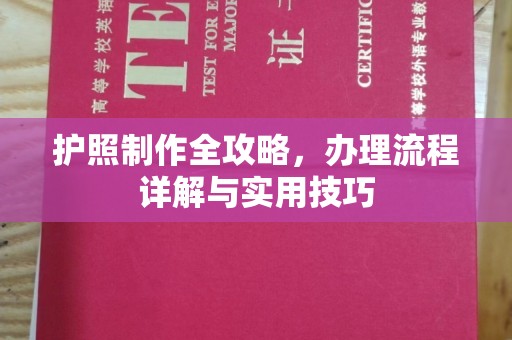 成都护照制作全攻略，办理流程详解与实用技巧